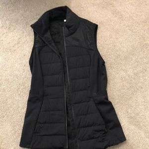Lulu Lemon size 6 black vest